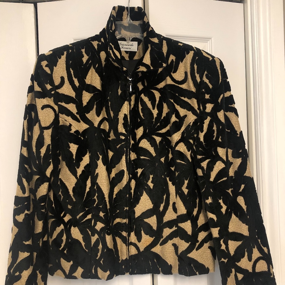 Black tie blazer